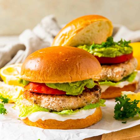 Simple Salmon Burgers with World of Whirlpool